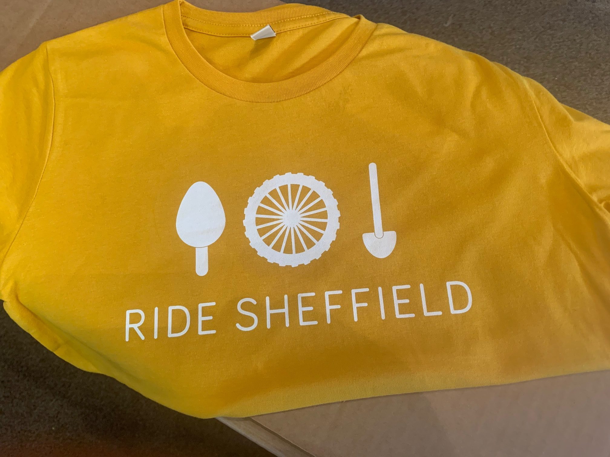Womens Logo T shirt Ride Sheffield
